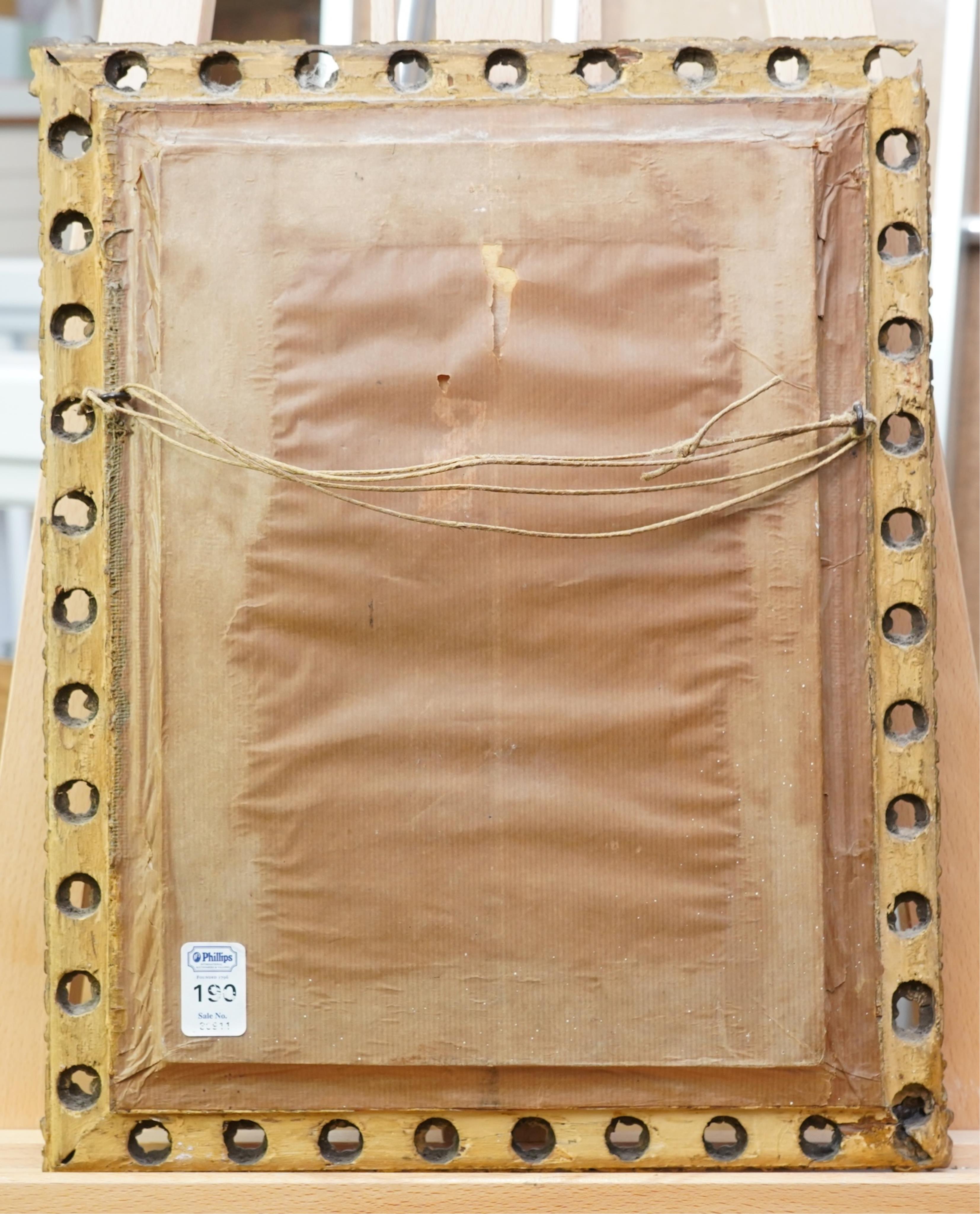 A late 19th century English porcelain plaque